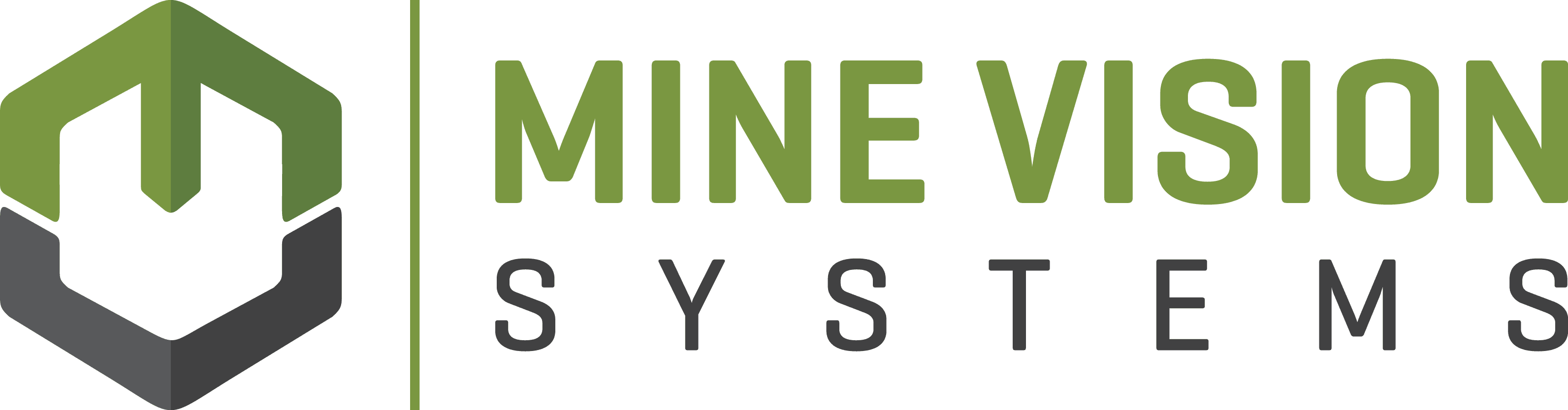 Mine Vision Systems Logo Light Standlaone MineVision